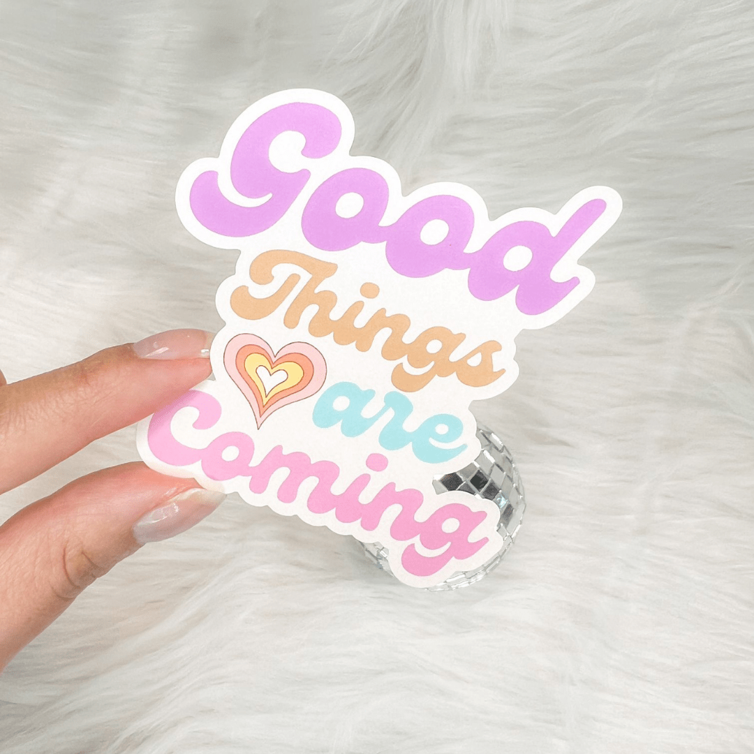Cute Stickers, Waterproof , Car Stickers, Tumbler Stickers (Good Things)