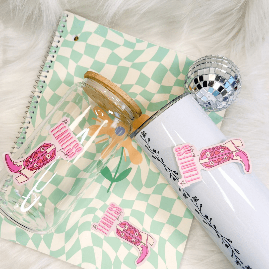 Cute Stickers, Waterproof , Car Stickers, Tumbler Stickers (Fearless Females)
