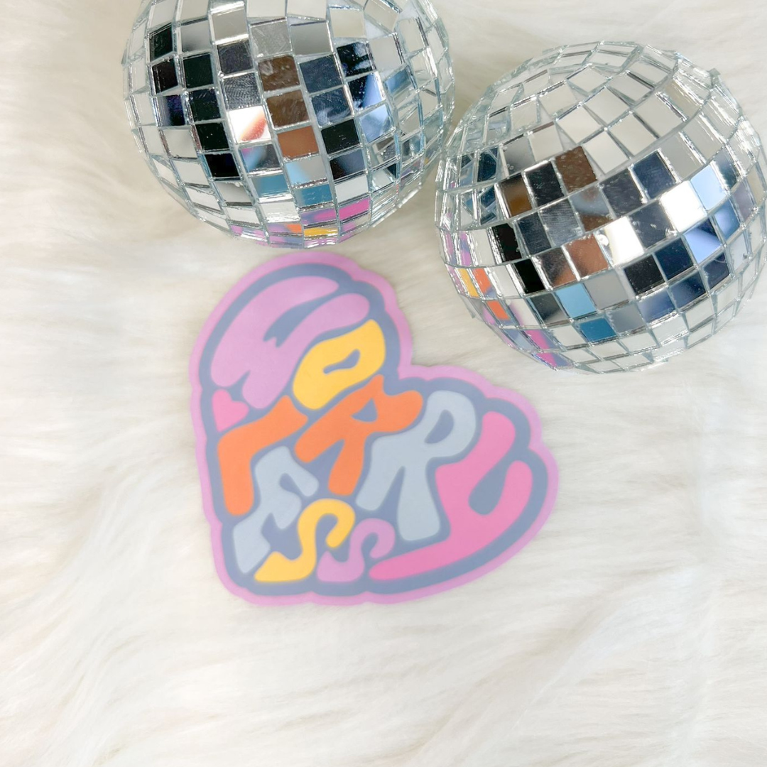 Cute Stickers, Waterproof , Car Stickers, Tumbler Stickers (Worry Less)
