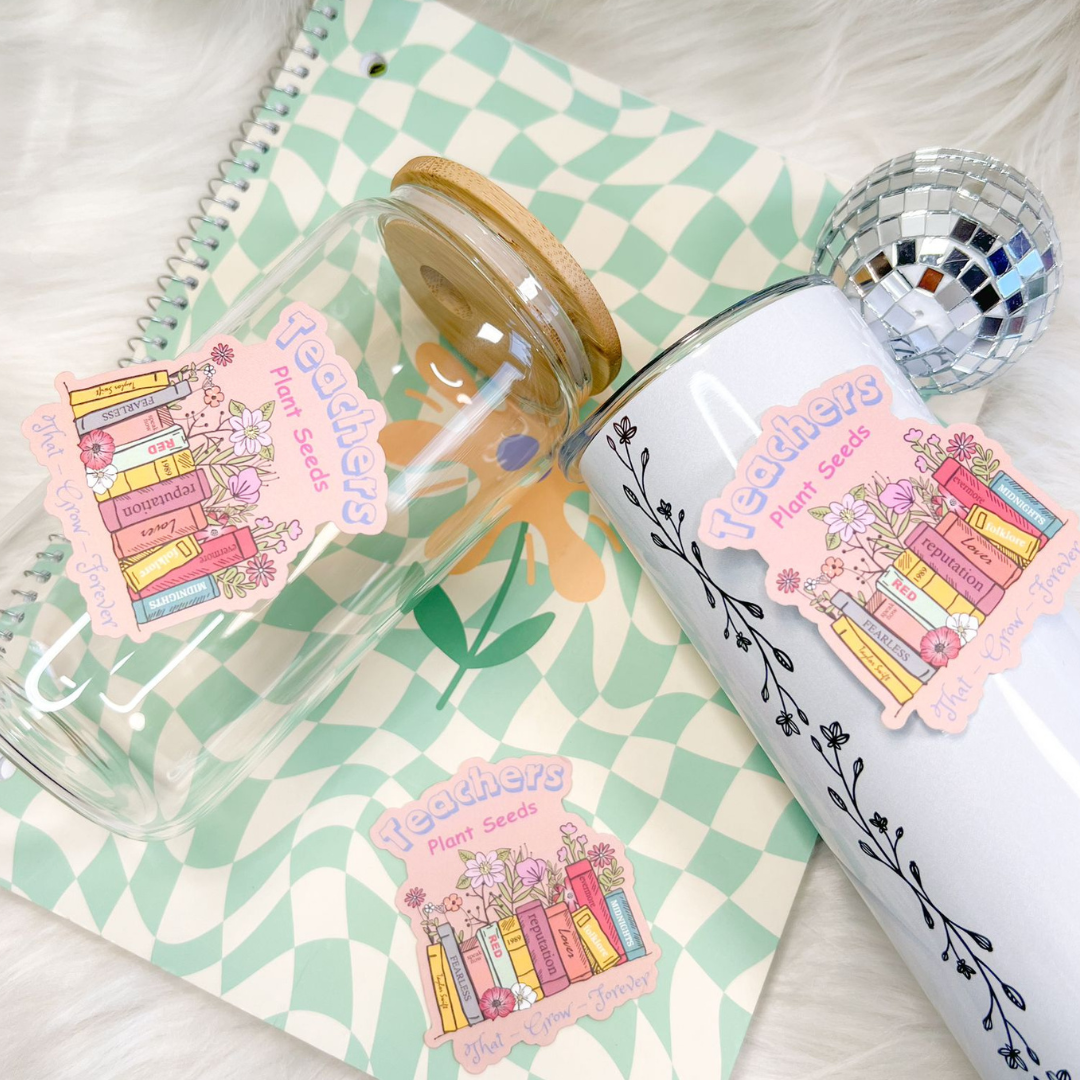 Waterproof Stickers - Books