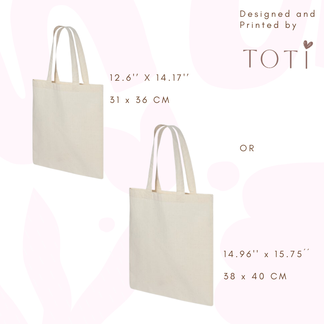 Cute Tote Bags - Reusable bags - Always Booked Desing