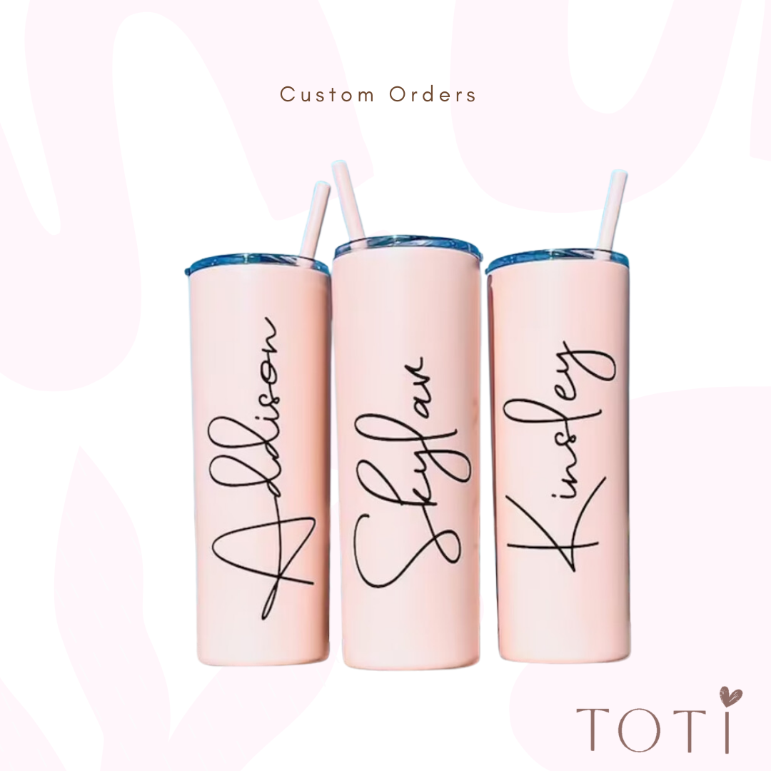 Skinny Tumbler ♡ Custom