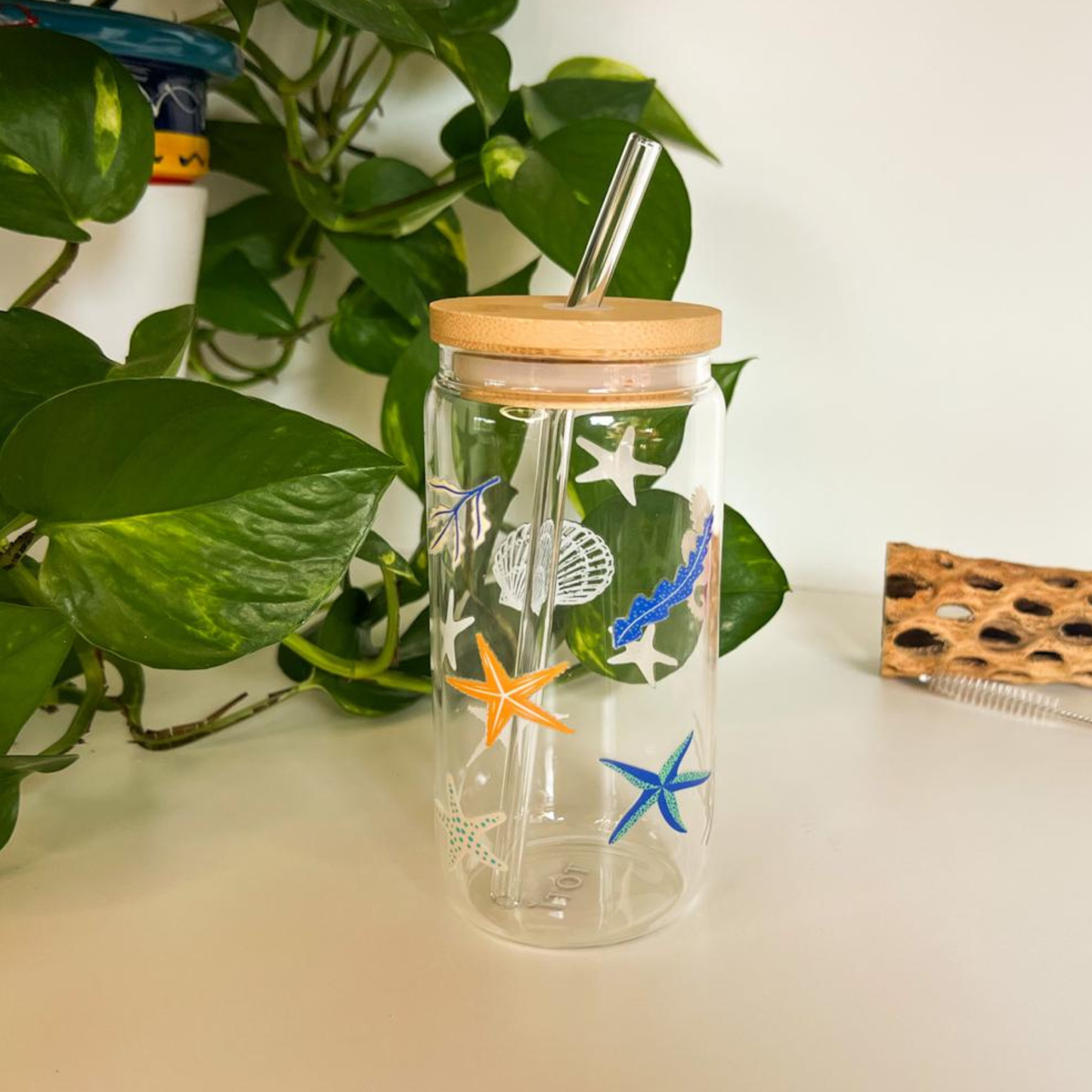 Caribbean - 16 oz Glass Iced Coffee Cup