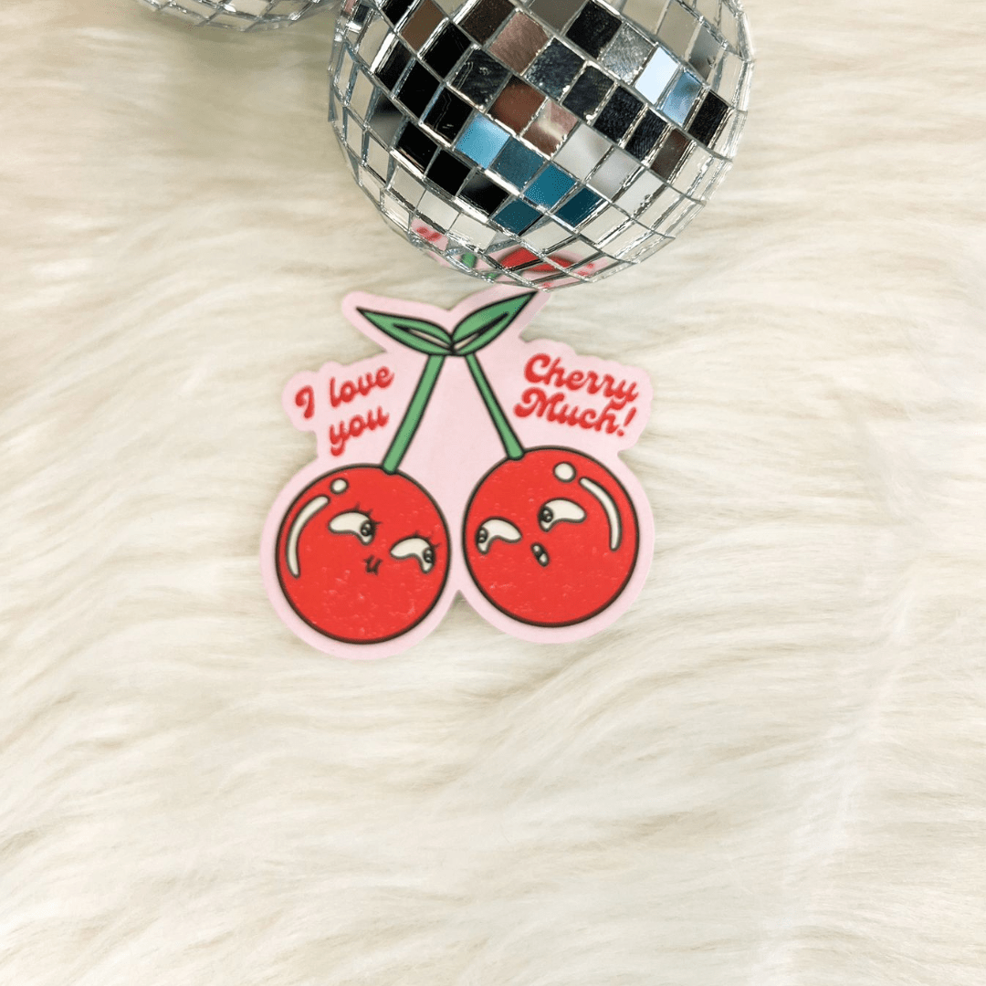 Cute Stickers, Waterproof , Car Stickers, (Cherry)