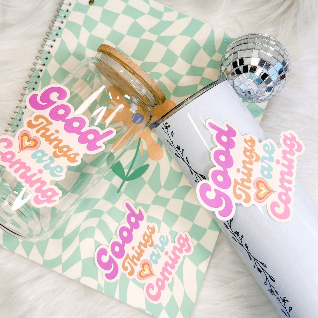 Cute Stickers, Waterproof , Car Stickers, Tumbler Stickers (Good Things)