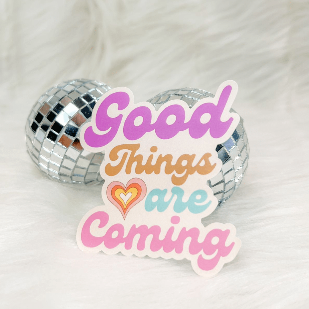 Cute Stickers, Waterproof , Car Stickers, Tumbler Stickers (Good Things)