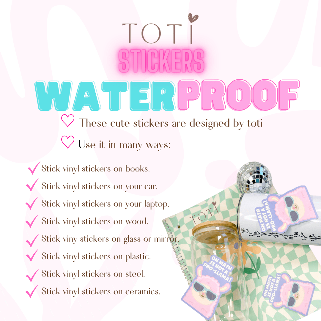 Cute Stickers, Waterproof , Car Stickers, Tumbler Stickers (Good Things)