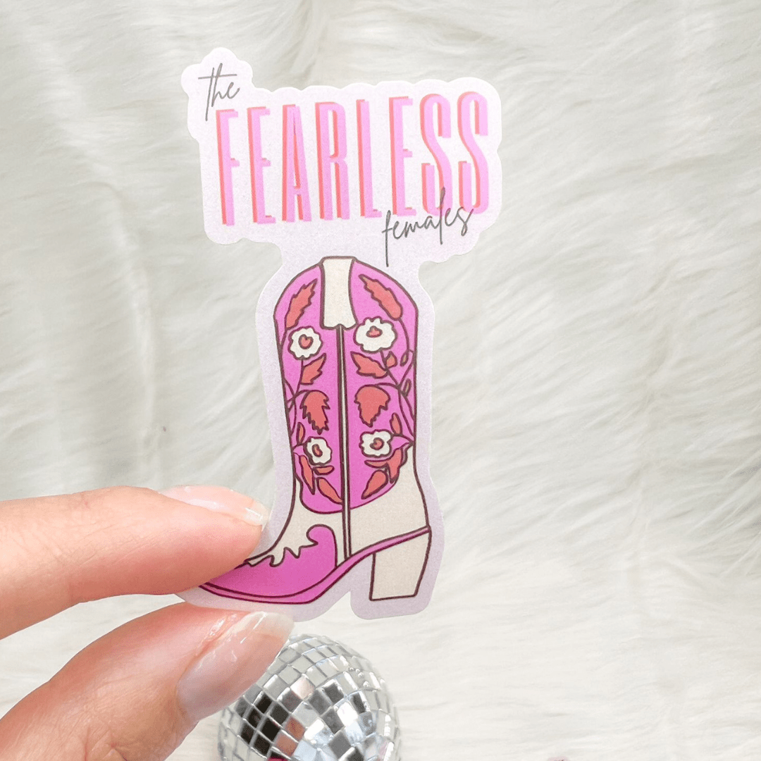 Cute Stickers, Waterproof , Car Stickers, Tumbler Stickers (Fearless Females)